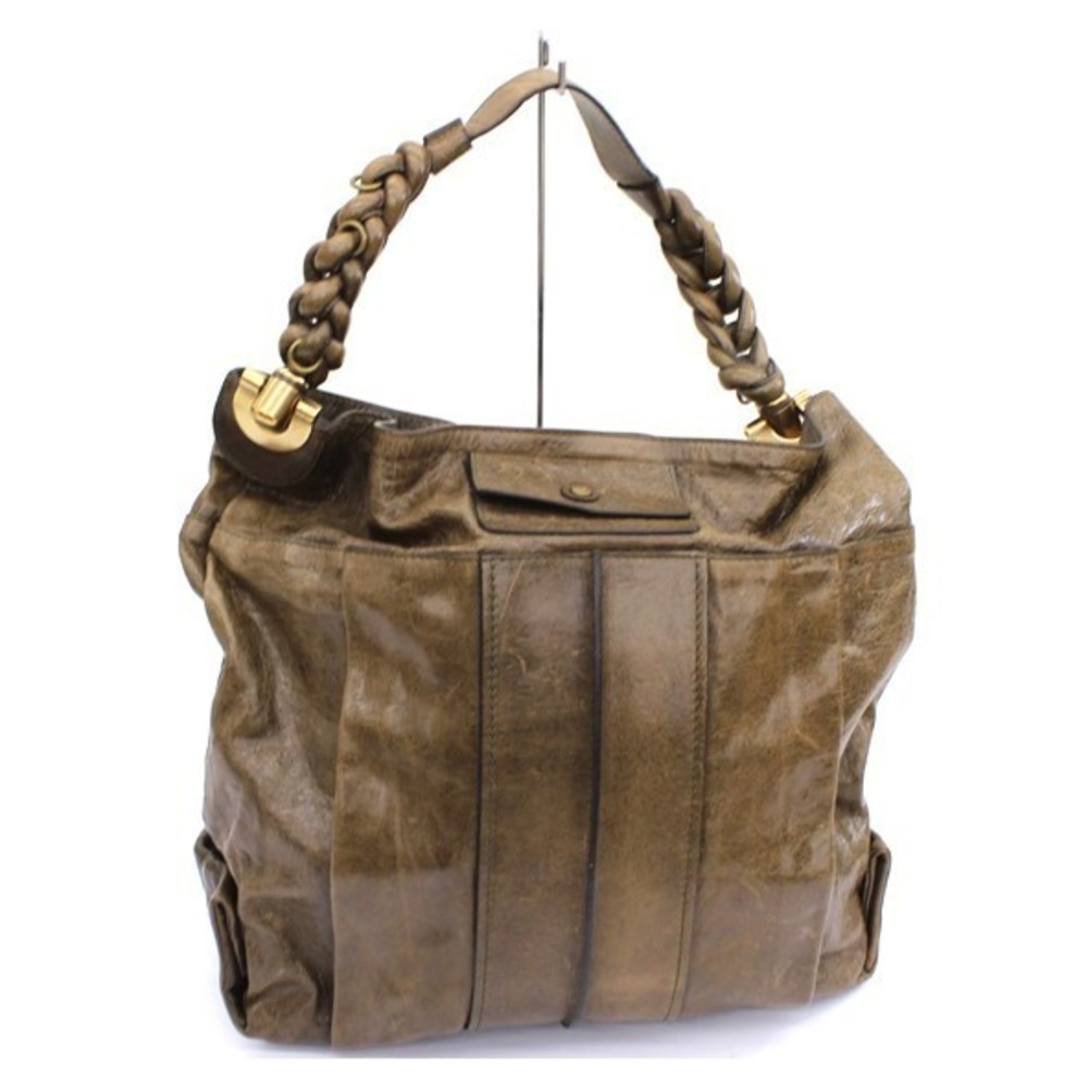 Chloe Heloise Leather Handbag Black